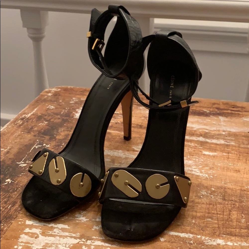 Celine Heels with ankle strap